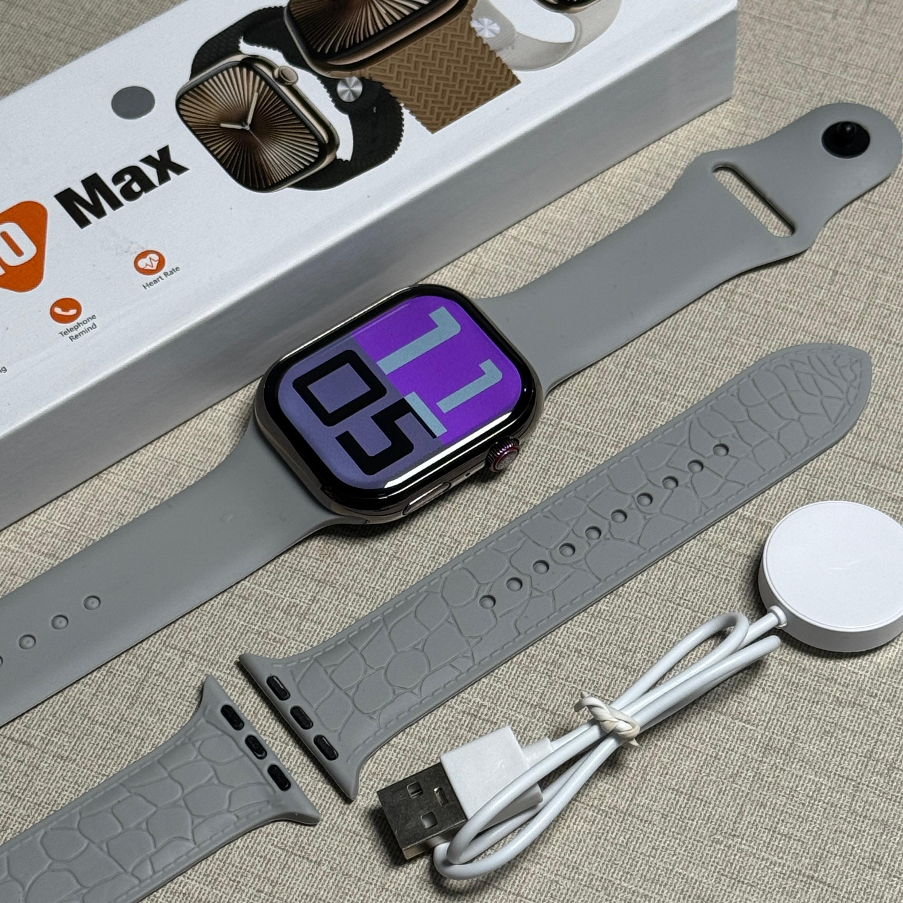Watch 10 Max - Series 10 Latest Edition (Plus 2 Free Straps)