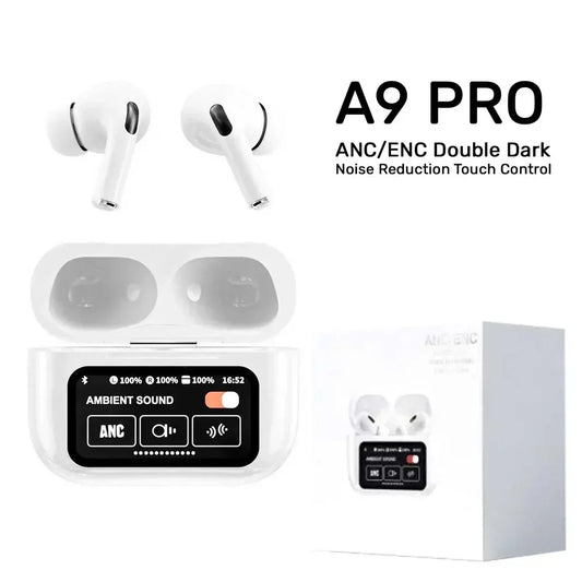 A9 Pro Earbuds with ANC & LED Display
