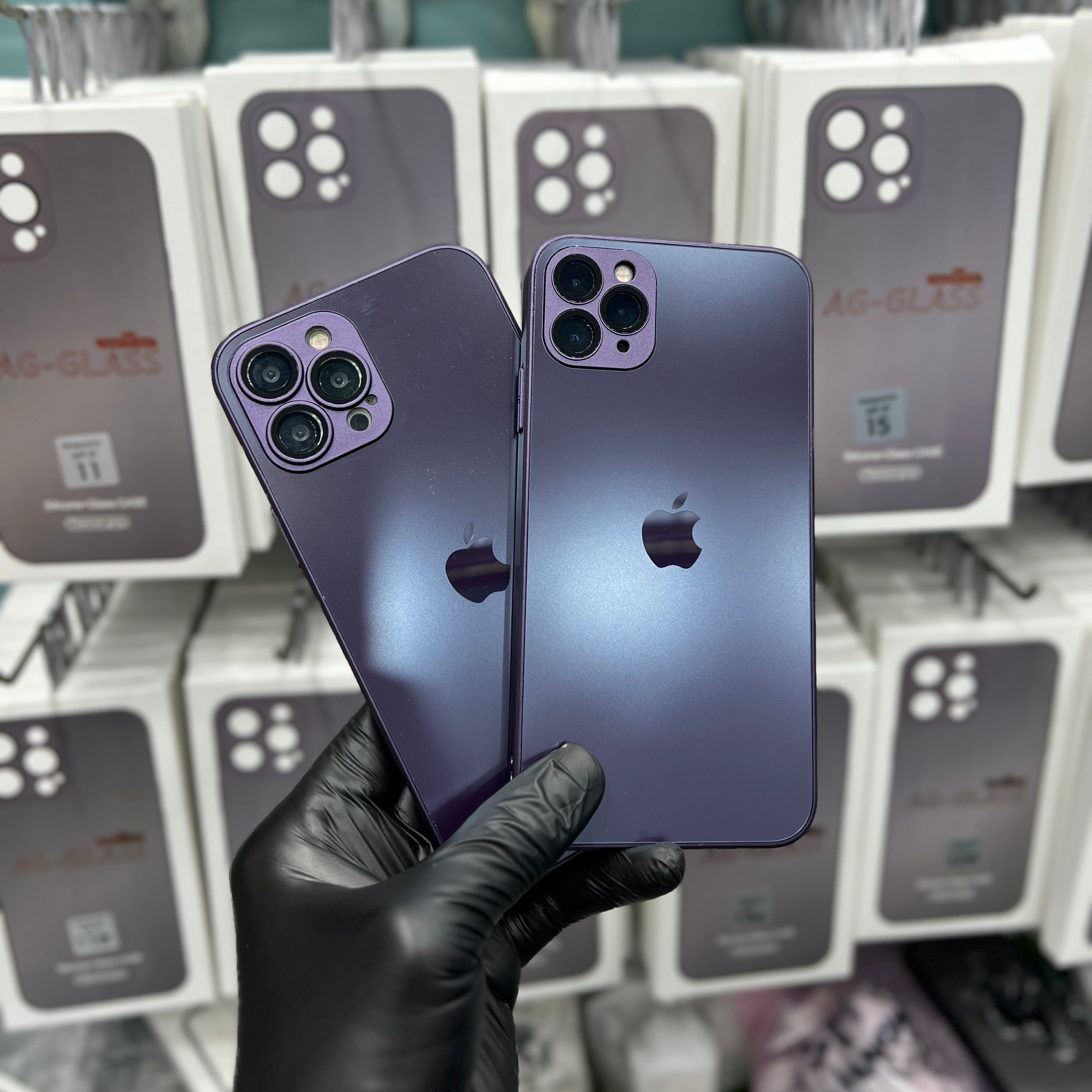 DEEP PURPLE AG MATTE GLASS CASE