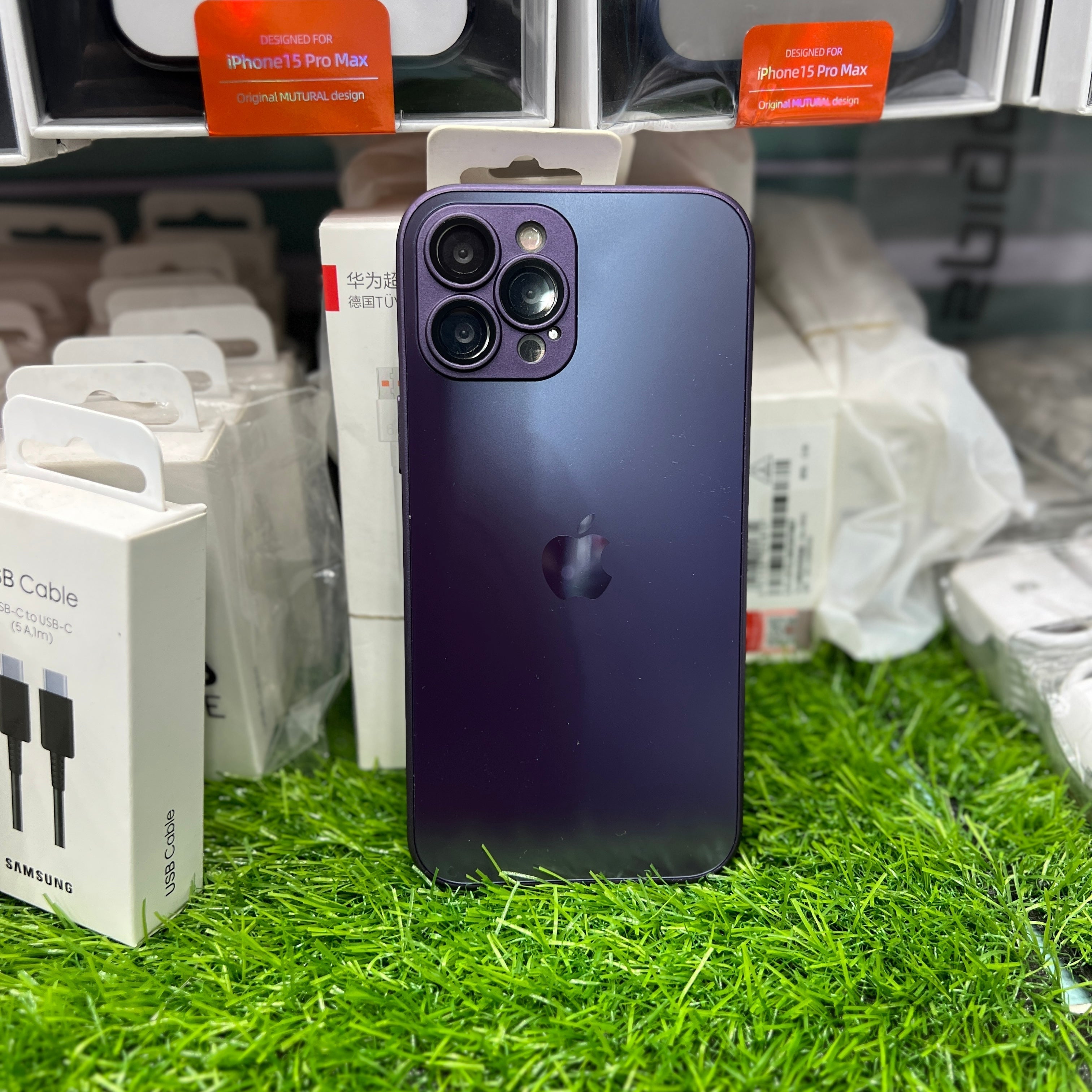 DEEP PURPLE AG MATTE GLASS CASE