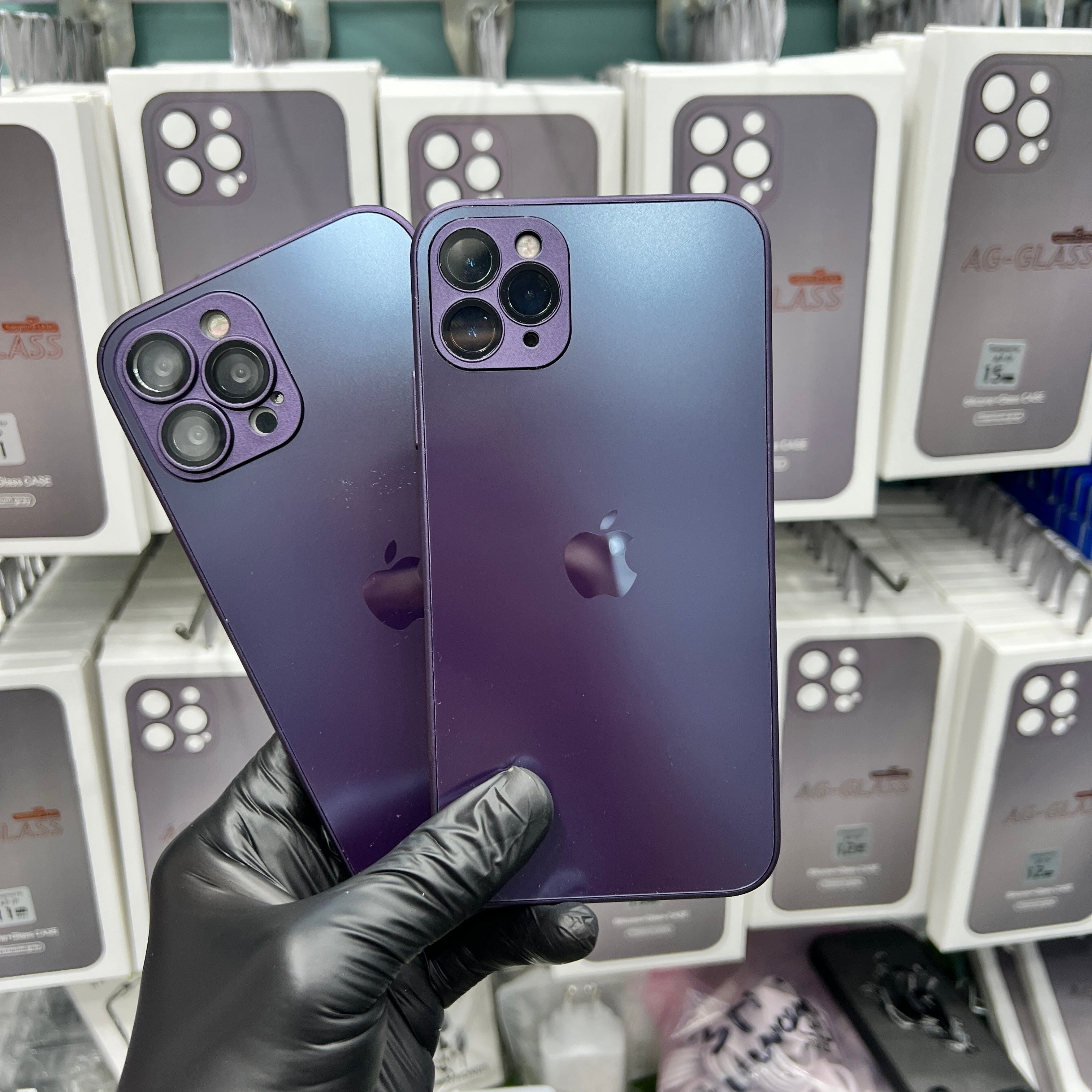 DEEP PURPLE AG MATTE GLASS CASE