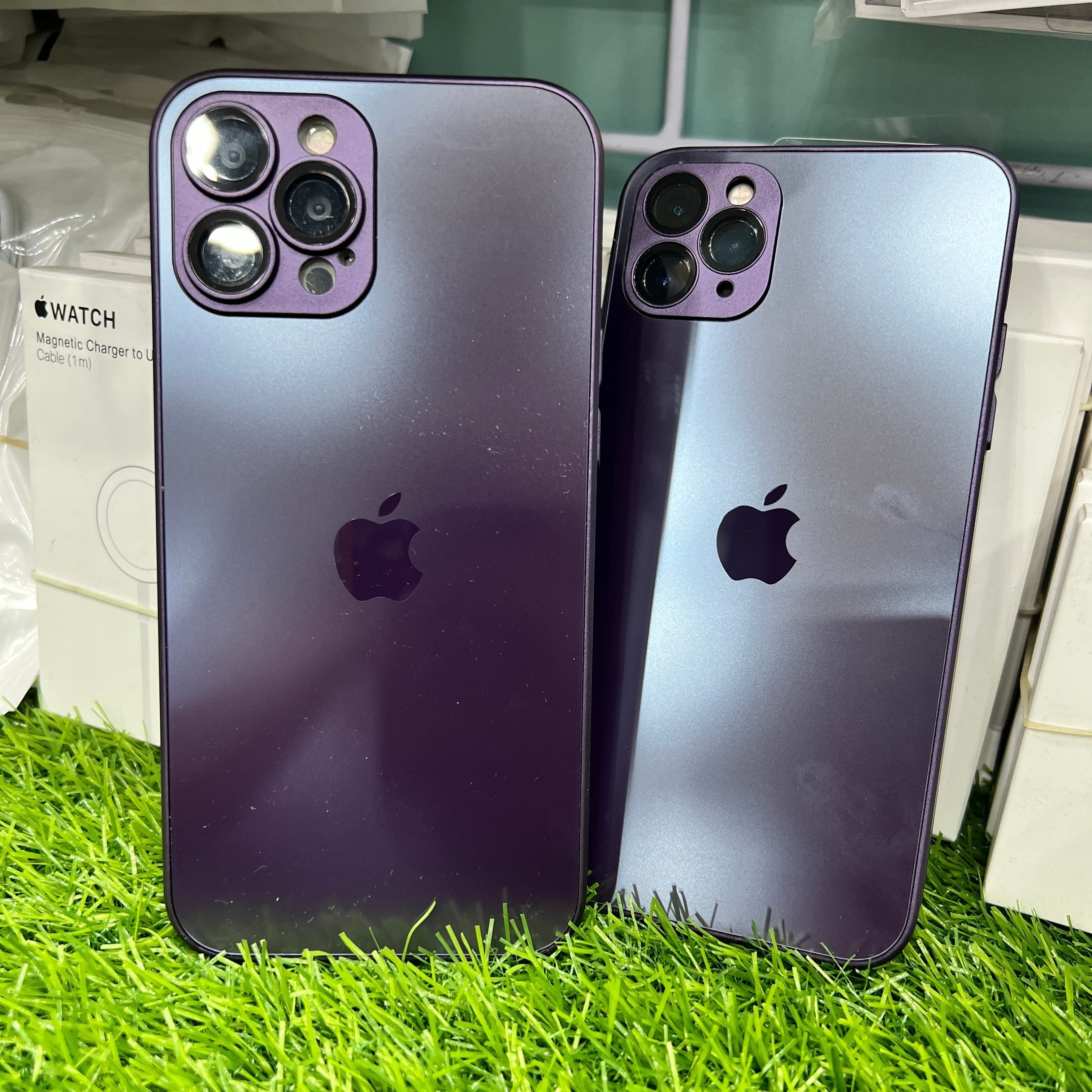DEEP PURPLE AG MATTE GLASS CASE