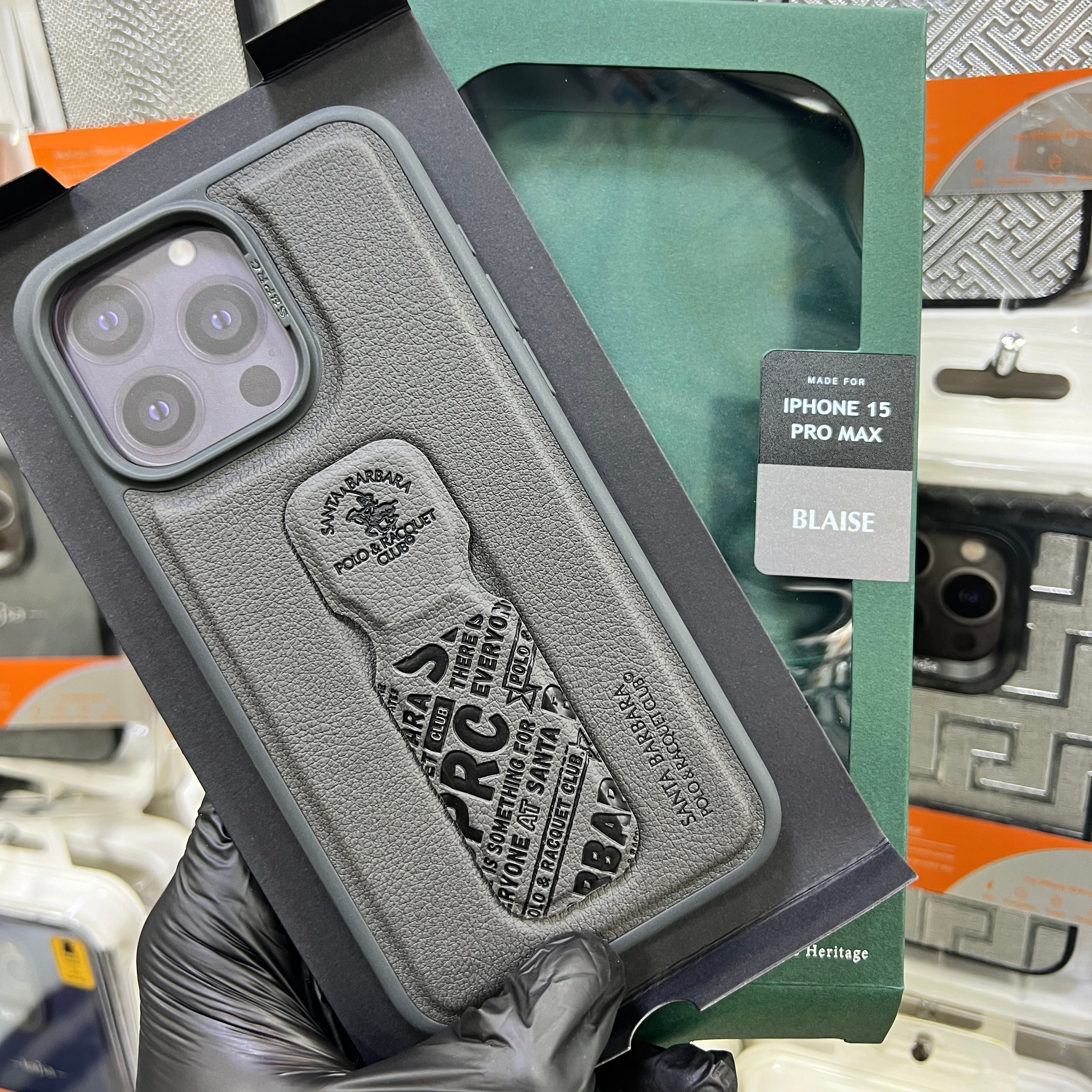 Polo Blaise Leather Back Case (Natural Titanium)