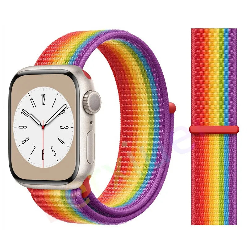 Slim leather strap for Apple Watch band