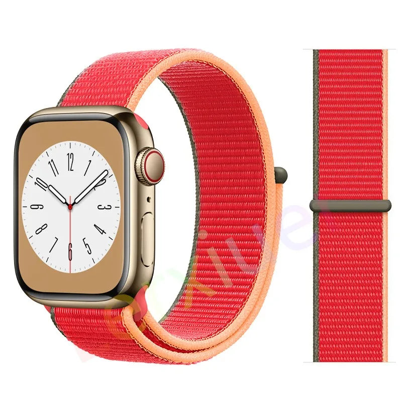 Slim leather strap for Apple Watch band