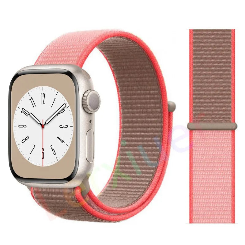 Slim leather strap for Apple Watch band