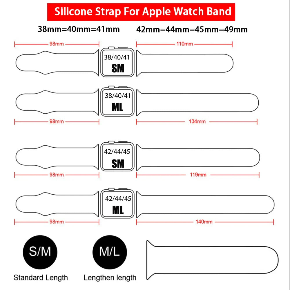 Nylon Loop Straps For Apple watch band