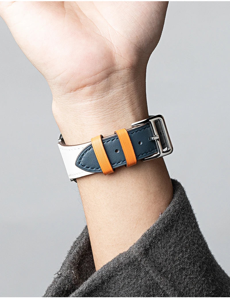 Leather Watch Straps for Apple Watch band