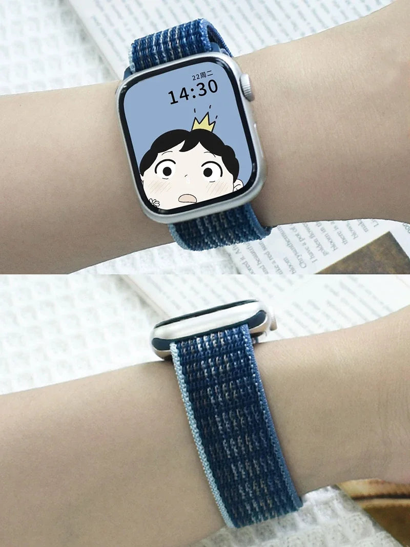 Nylon loop Strap For Apple Watch Bands