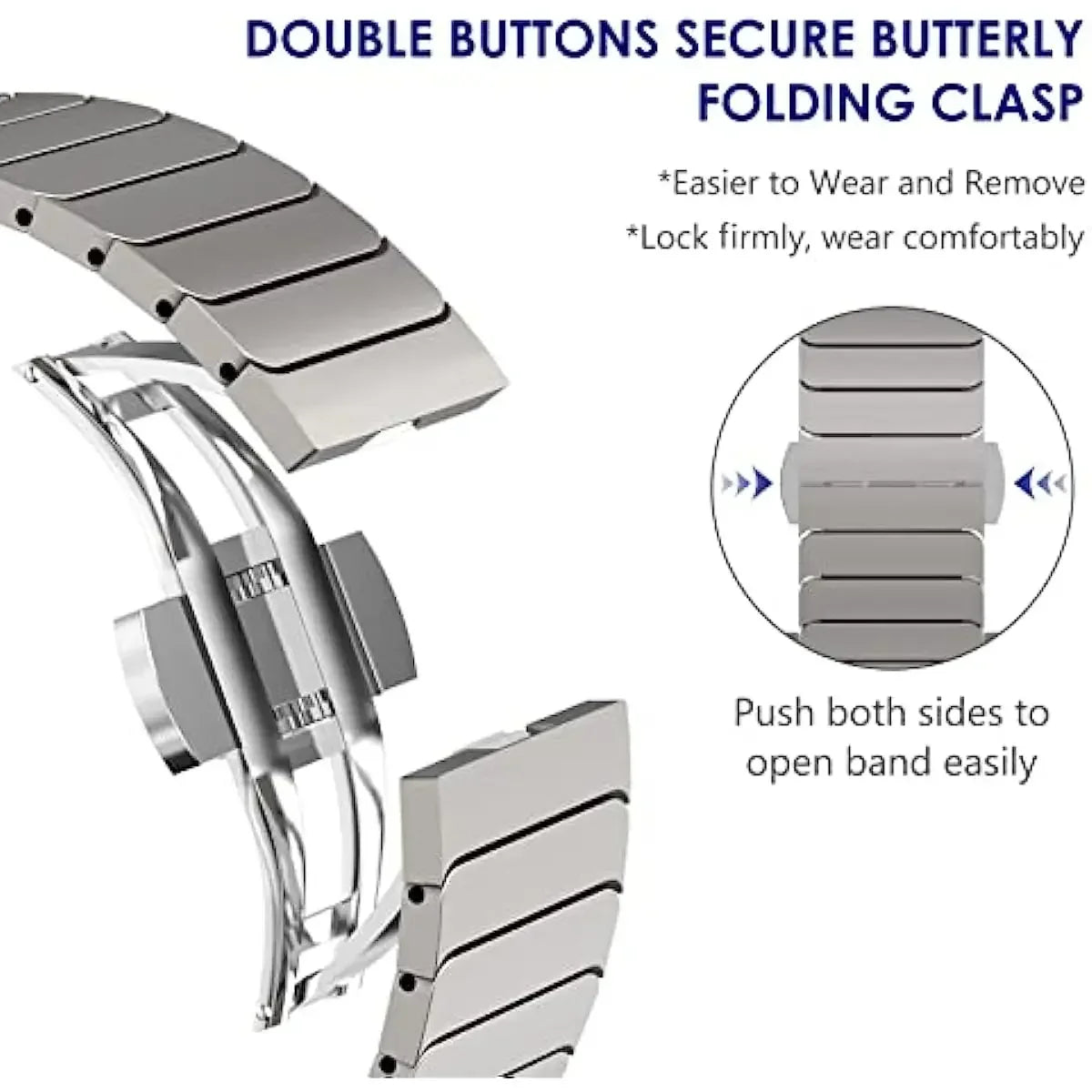 Stainless Steel Strap for Apple Watch