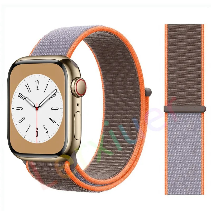 Slim leather strap for Apple Watch band