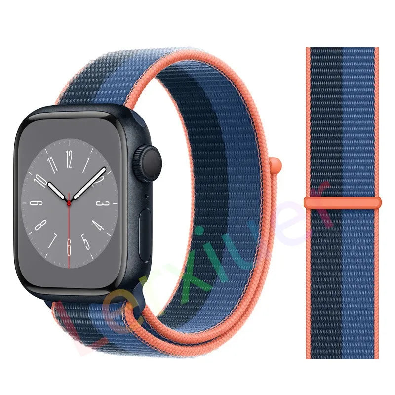 Slim leather strap for Apple Watch band