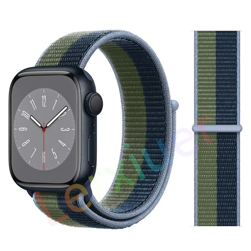 Slim leather strap for Apple Watch band