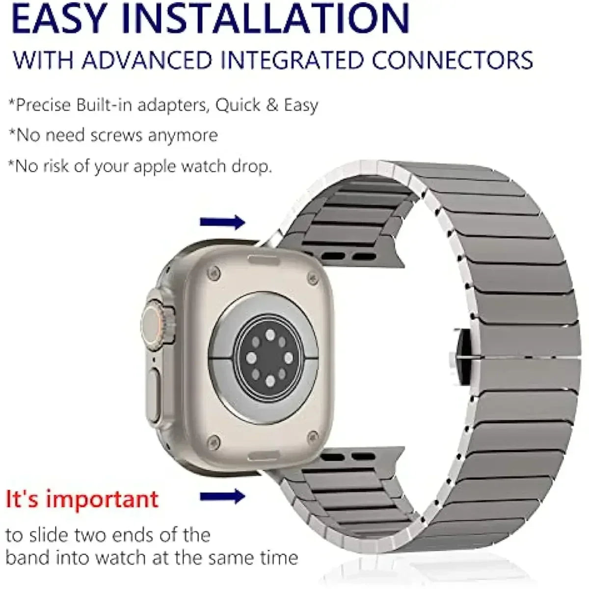 Stainless Steel Strap for Apple Watch