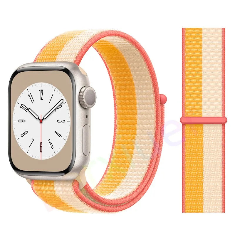 Slim leather strap for Apple Watch band