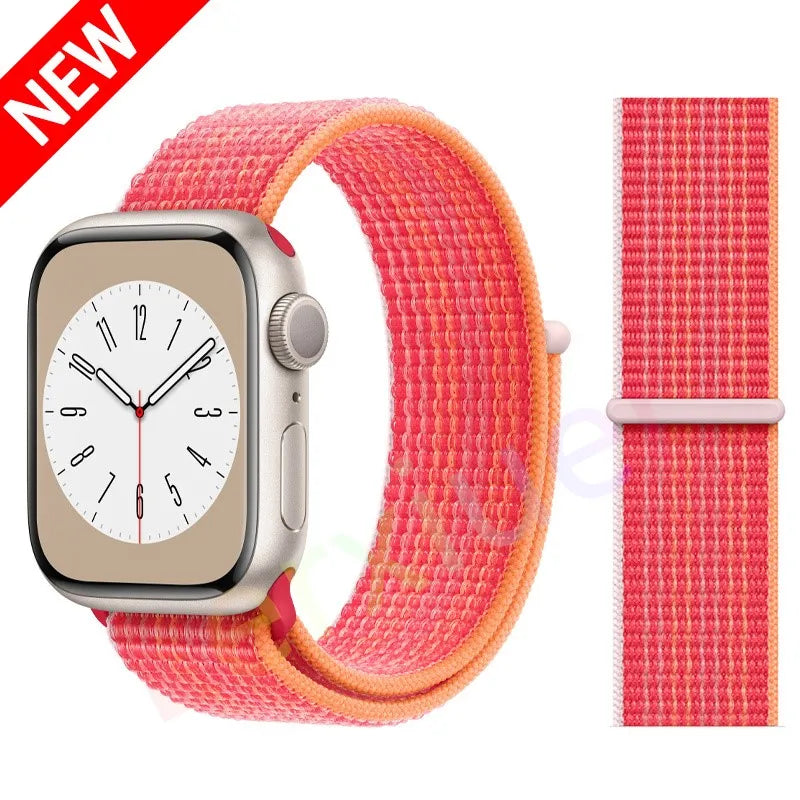 Slim leather strap for Apple Watch band