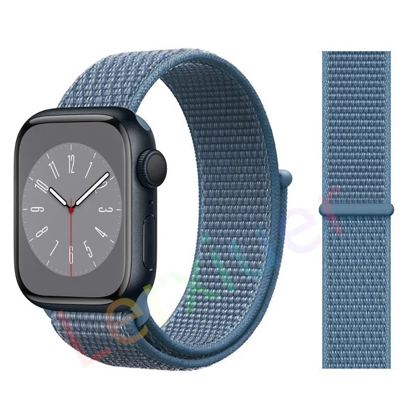 Slim leather strap for Apple Watch band